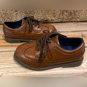 Carter's Toddler Oxford Classic Brown Leather Dress Shoes - Size 10M Toddler
